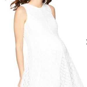 Pea in the Pod Taylor Lace Maternity Dress White S